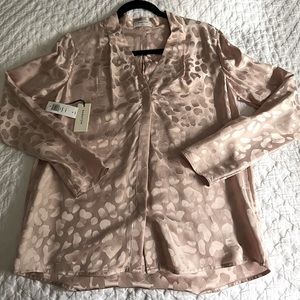 Pink Babaton blouse - new with tags. Size Medium.